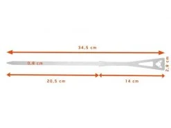 Fennek Grill Grillspiess Set kurz, 6 Stück -Brack Grill Geschaft 230356354 xxl