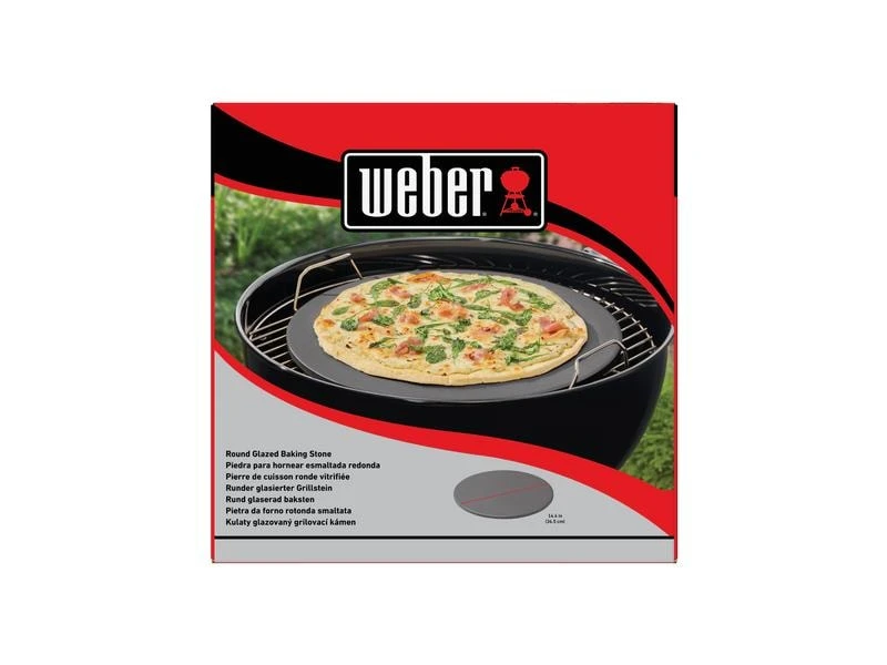 Weber Pizzastein Ø 36 cm Rund 2 Weber Pizzastein Ø 36 cm Rund – Bild 2