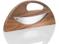 AdHoc Kräutermesser Wave 23.2 cm, Braun