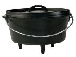 RUMO BARBEQUE Grilltopf Camp Dutch Oven, Ø 25.4 cm, 4.7 L