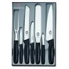 Victorinox Messer-Set 7-teilig, Silber/Schwarz