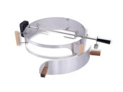 Moesta BBQ Grillaufsatz Rotisserie zu Holzkohle Kugelgrills Ø 47 cm