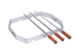 Moesta BBQ Grillaufsatz Churrasco-Set für Ø 57 cm PizzaRing