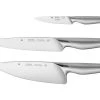 WMF Küchenmesser Set Chef Edition 3-teilig Silber