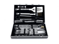 BergHOFF Grillbesteck-Set Barbecue 33-teilig, Silber