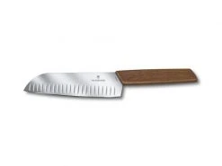 Victorinox Santokumesser Swiss Modern 17 cm Nussbaumholz