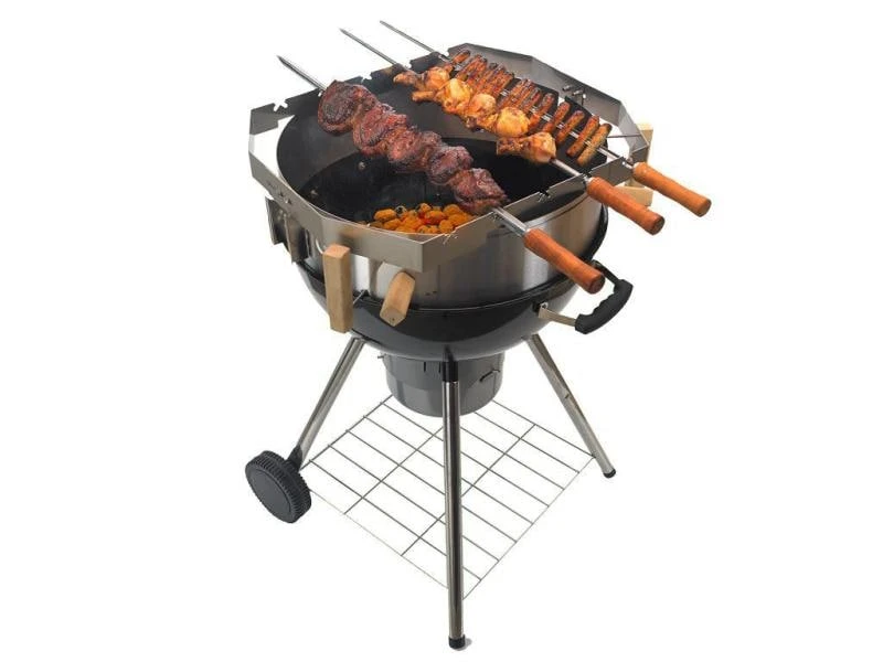 Moesta BBQ Grillaufsatz Churrasco-Set für Ø 57 cm PizzaRing 2 Moesta BBQ Grillaufsatz Churrasco-Set für Ø 57 cm PizzaRing – Bild 2