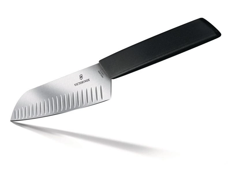 Victorinox Santokumesser Swiss Modern Schwarz 3 Victorinox Santokumesser Swiss Modern Schwarz – Bild 3