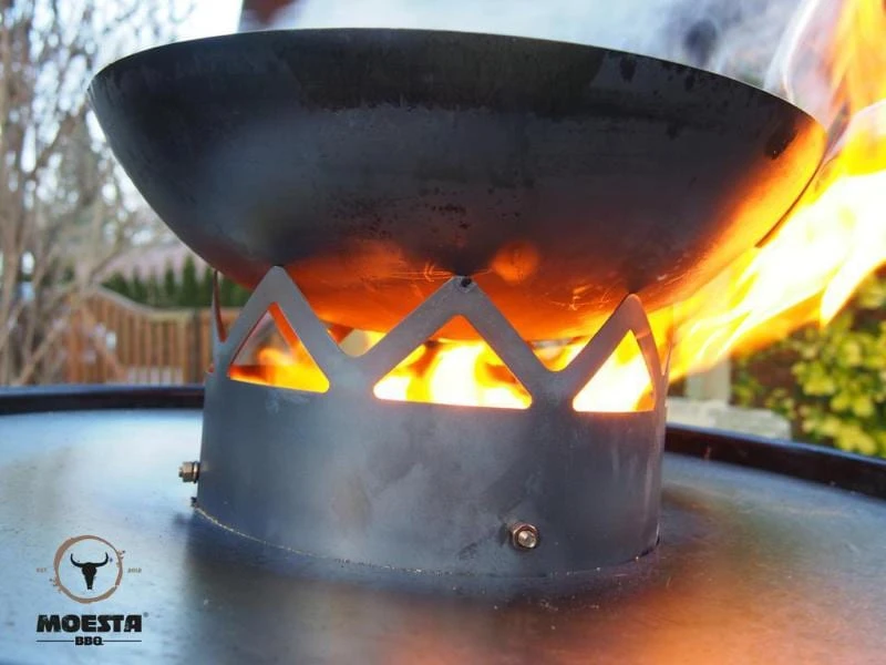 Moesta BBQ Grillaufsatz BBQ Wok Komplettpaket für Ø 57 Kugelgrills 2 Moesta BBQ Grillaufsatz BBQ Wok Komplettpaket für Ø 57 Kugelgrills – Bild 2