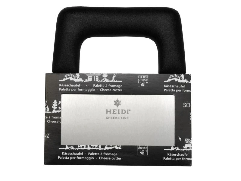 Heidi Cheese Line Käsemesser Schwarz/Silber 2 Heidi Cheese Line Käsemesser Schwarz/Silber – Bild 2