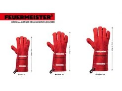 Feuermeister Grillhandschuh Premium BBQ Rot, Grösse 12 7 Feuermeister Grillhandschuh Premium BBQ Rot, Grösse 12 -Brack Grill Geschaft 57524196 xxl