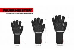 Feuermeister Grillhandschuh Premium BBQ Schwarz, Grösse 8 -Brack Grill Geschaft 57524226 xxl 1