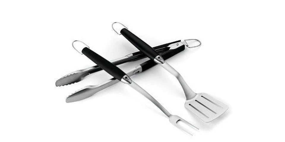 Weber Grillbesteck-Set 3-teilig, Silber 1 Weber Grillbesteck-Set 3-teilig, Silber
