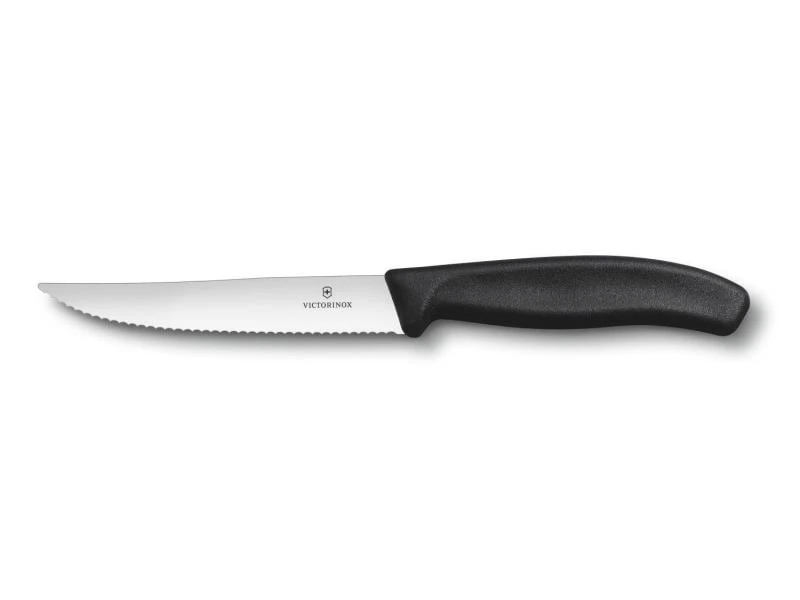 Victorinox Steakmesser Swisss Classic Gourmet Mittel, 1 Stück, Schwarz 1 Victorinox Steakmesser Swisss Classic Gourmet Mittel, 1 Stück, Schwarz