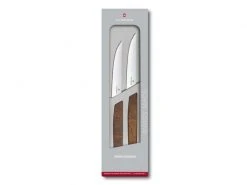 Victorinox Steakmesser-Set Swiss Modern 2 Stück, Nussbaumholz