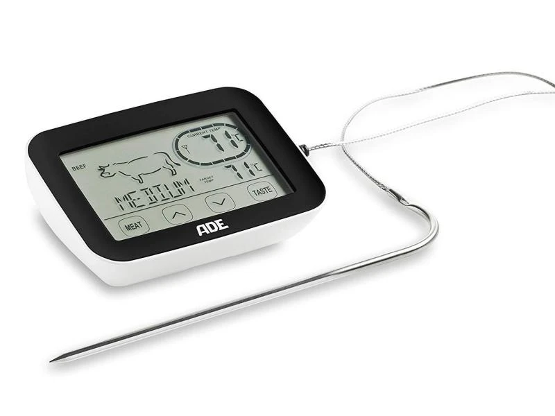 ADE Bratenthermometer BBQ 1408 Schwarz, Weiss 1 ADE Bratenthermometer BBQ 1408 Schwarz, Weiss