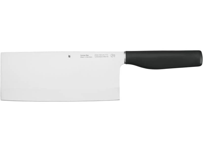 WMF Chinesisches Kochmesser Cuisine One 18.5 cm, Schwarz/Silber 1 WMF Chinesisches Kochmesser Cuisine One 18.5 cm, Schwarz/Silber