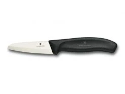 Victorinox Gemüsemesser CeramicLine Silber/Schwarz