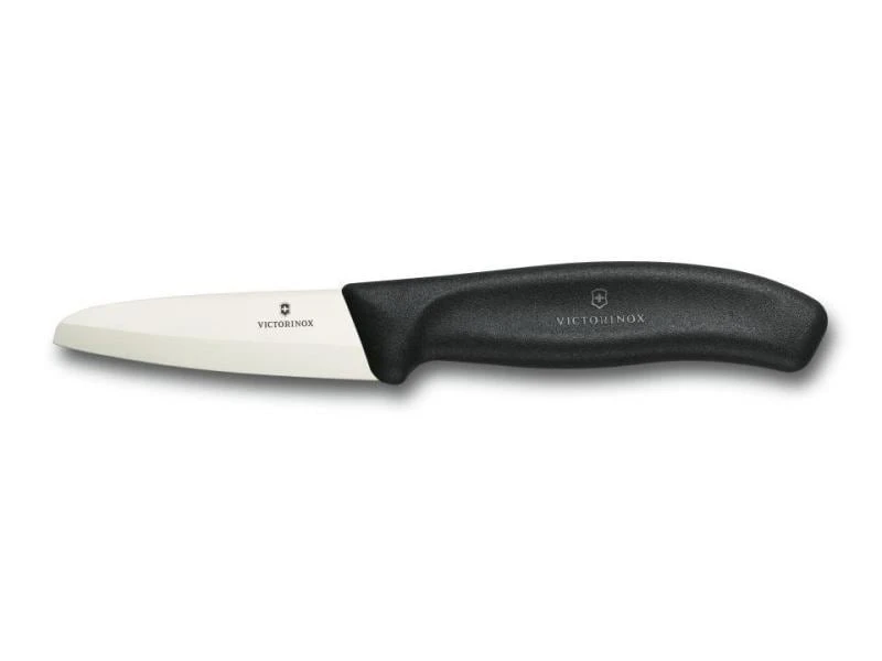Victorinox Gemüsemesser CeramicLine Silber/Schwarz 1 Victorinox Gemüsemesser CeramicLine Silber/Schwarz