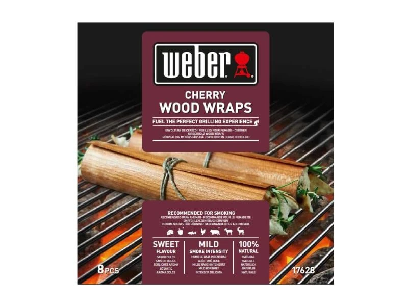 Weber Räucherhülle Wood Wraps Kirsche 8 Stück 1 Weber Räucherhülle Wood Wraps Kirsche 8 Stück
