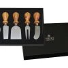 Heidi Cheese Line Käsemesser Set 5-teilig, Silber