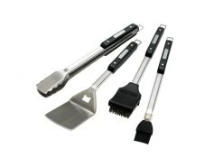 Broil King Grillbesteck-Set Premium 4-teilig, Silber