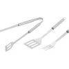 Tepro Grillbesteck-Set Edelstahl 3-teilig, Silber