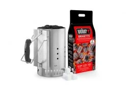 Weber Anzündkamin Set