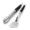 Weber Grillbesteck-Set Premium 2-teilig, Silber