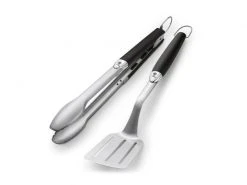 Weber Grillbesteck-Set Premium 2-teilig, Silber