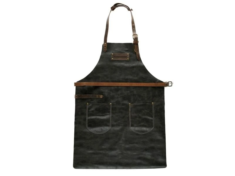 Feuermeister Grillschürze Antikleder, Braun, Grösse 1 1 Feuermeister Grillschürze Antikleder, Braun, Grösse 1